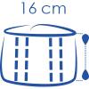 Высота 16 см
